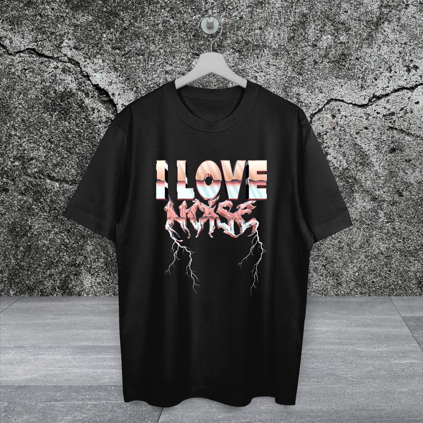 Chrome I Love Noise - Heavy Oversized Organic Shirt