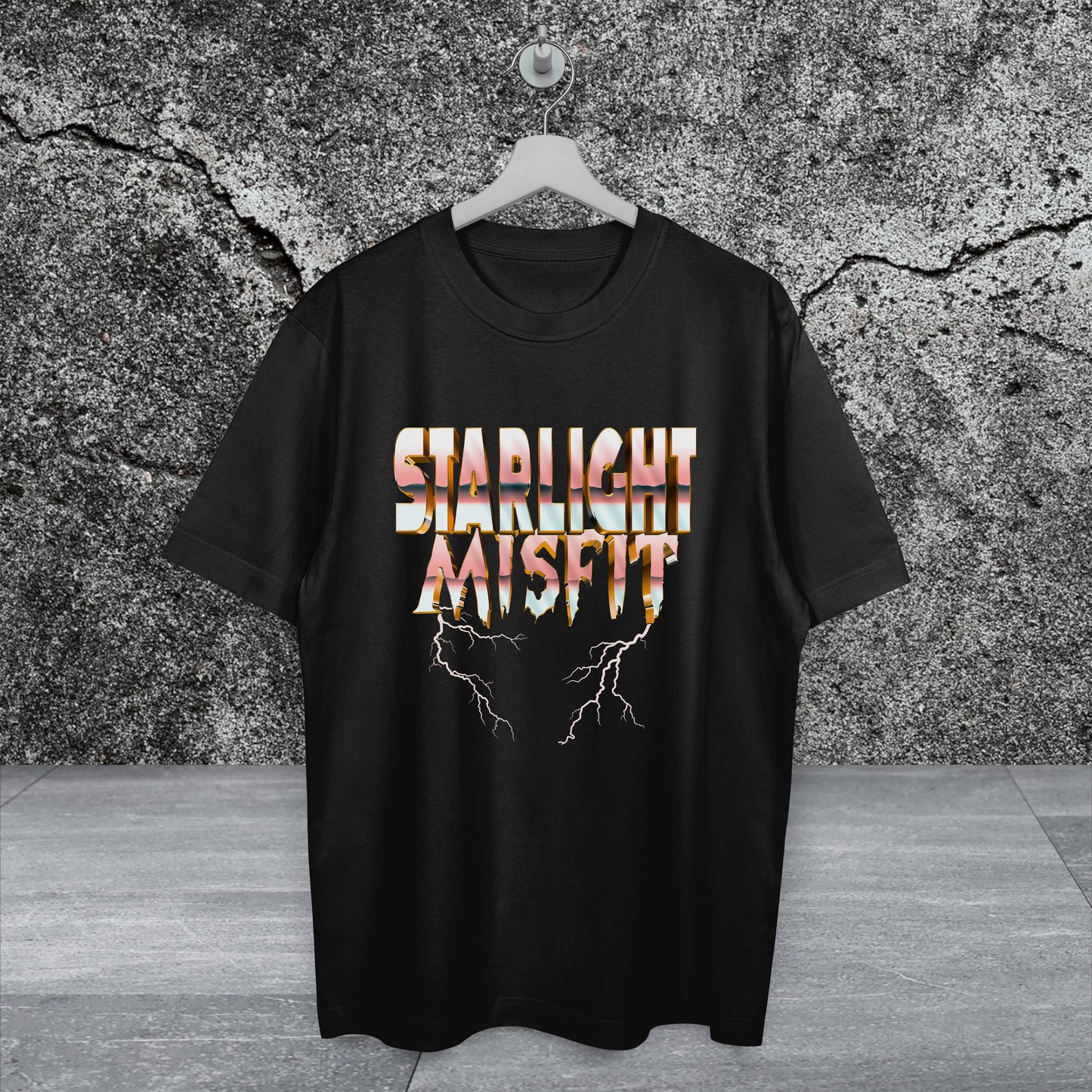Chrome Starlight Misfit - Heavy Oversized Organic Shirt