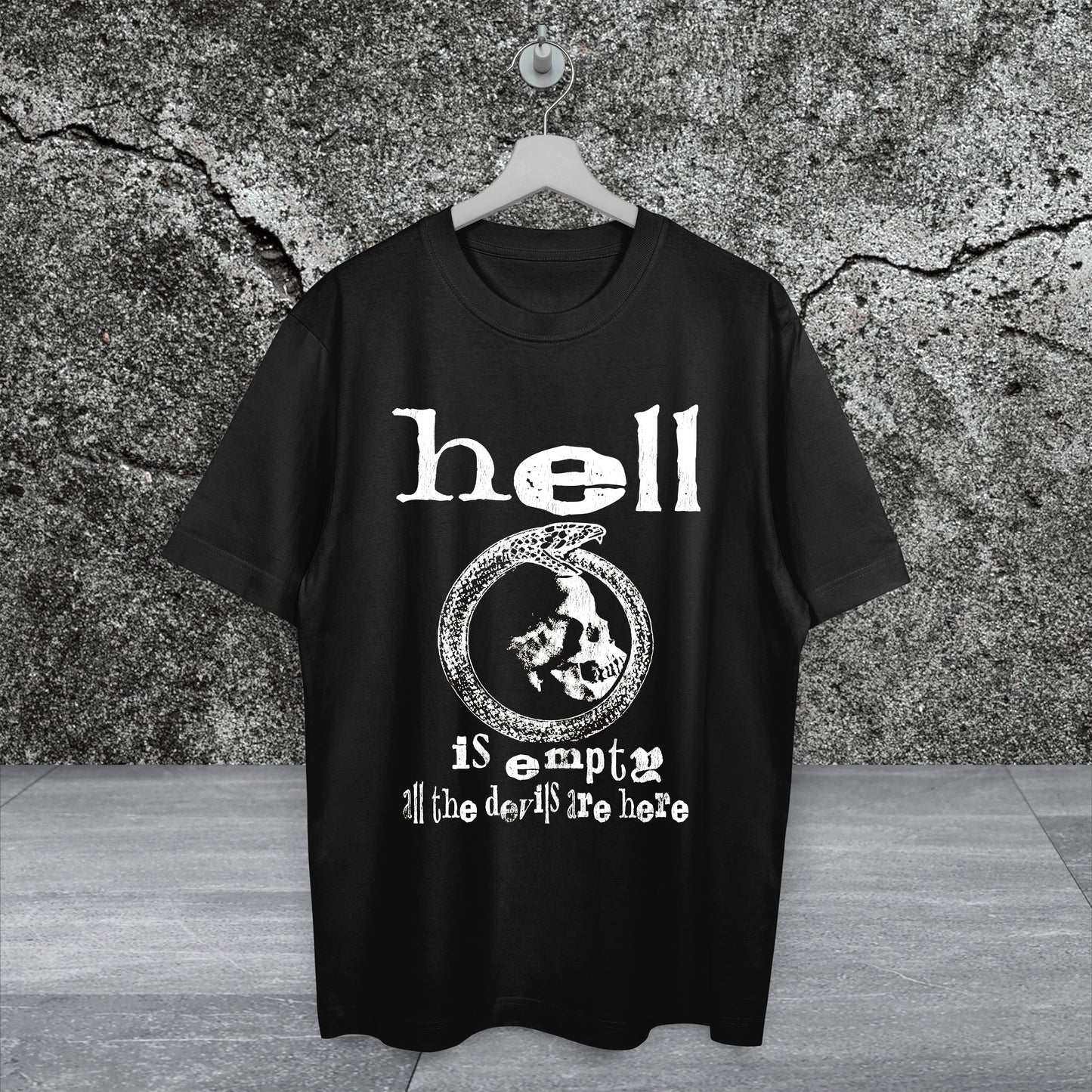 Hell Is Empty - Heavy Overzized Organic Shirt
