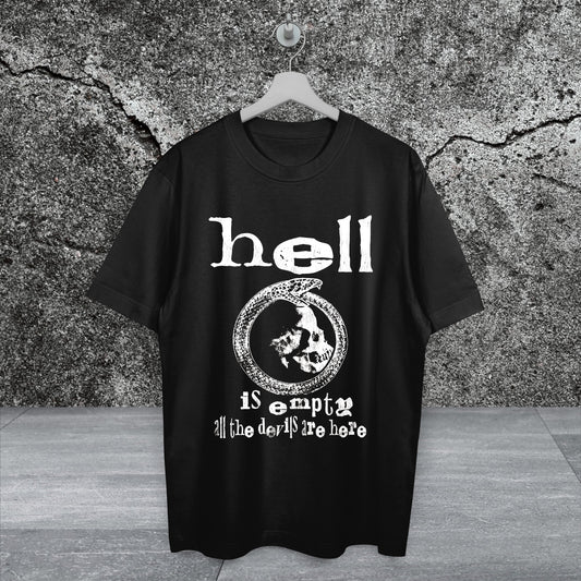 Hell Is Empty - Heavy Overzized Organic Shirt